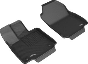 Toyota RAV4 Floor Mat Set - Front - 3D MAXpider - KAGU Series - Black - `19-`20